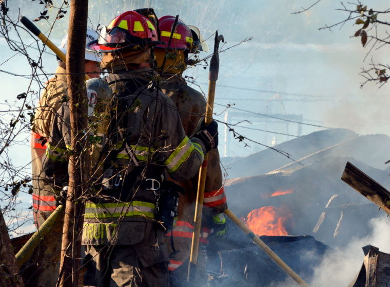 Heights mobile home fire